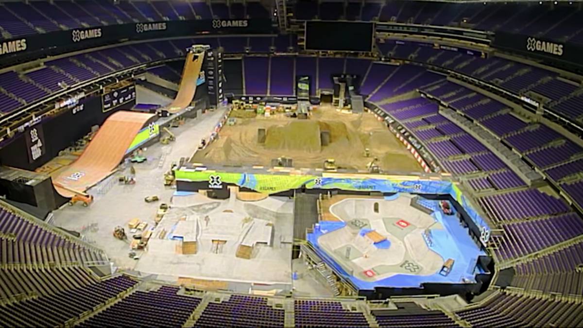 US Bank Stadium - X-Games 2018 minneapolis minnesota estados unidos skate bmx fmx ESPN