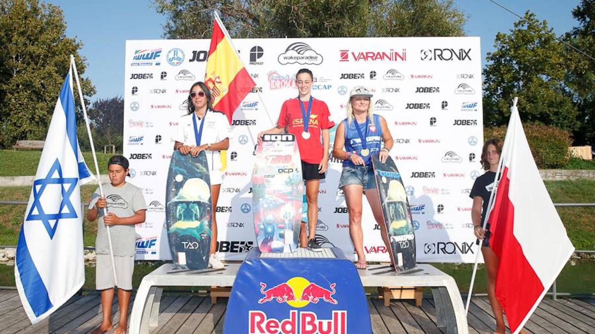 Telma cester campeona de Europa wakeskate