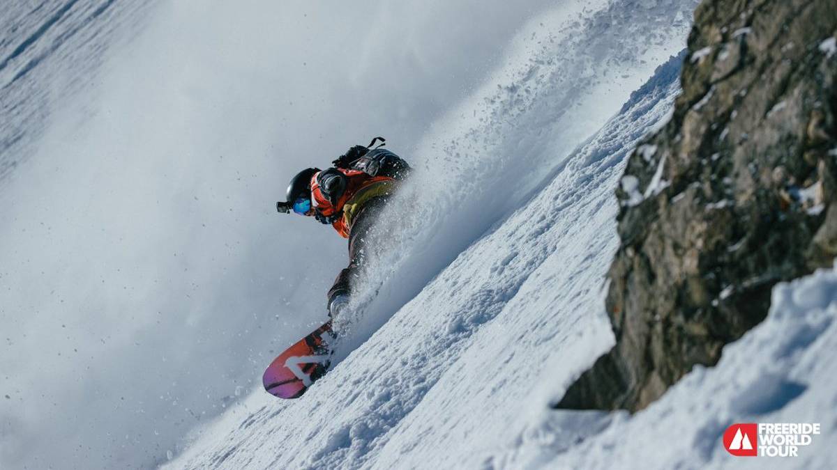 elias elhardt freeride world tour fwt snowboard