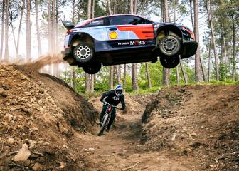 Andreu Lacondeguy y su bici se enfrentan a Dani Sordo y su coche