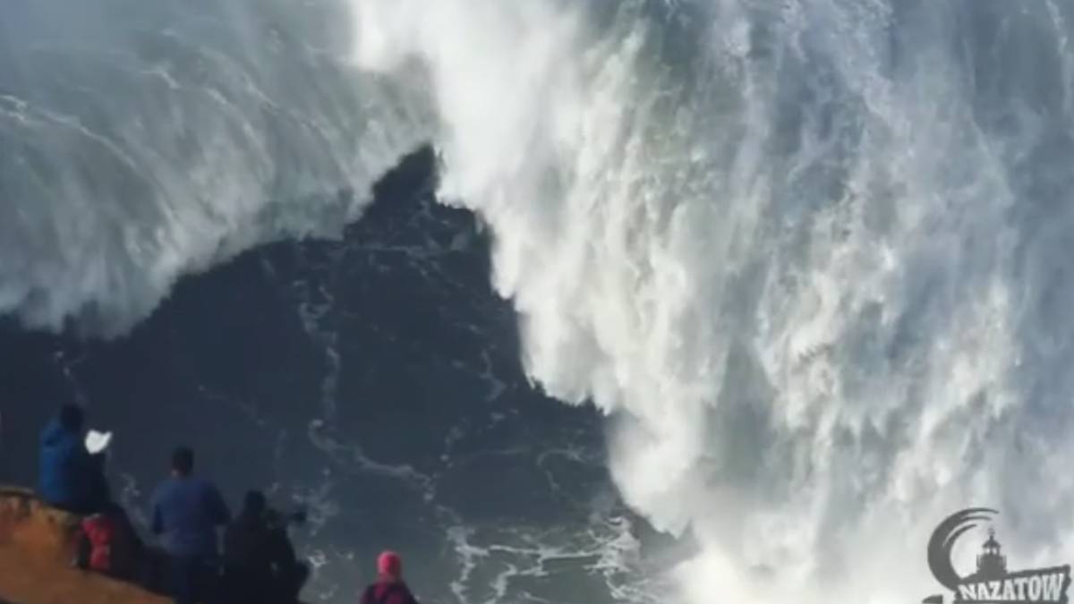 nazatow evento tow-in surfing surf nazare portugal