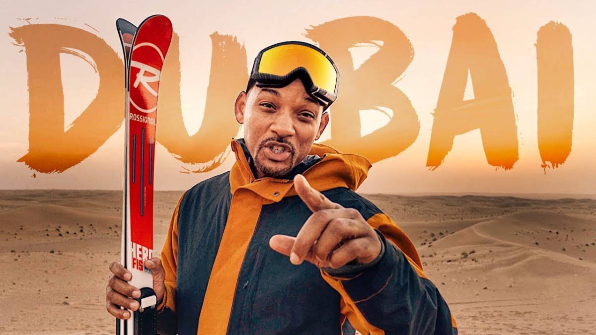 will smith dubai esquí ski desierto youtube