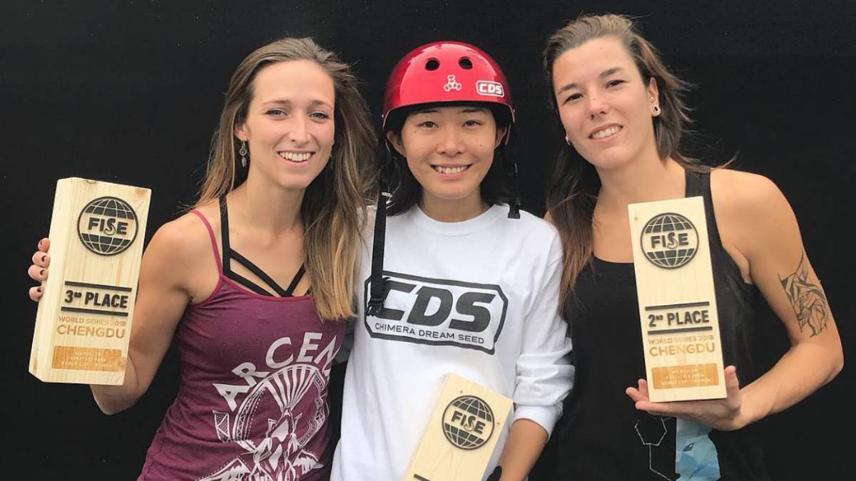 mery muñoz segunda ultima prueba fise chengdu china podio