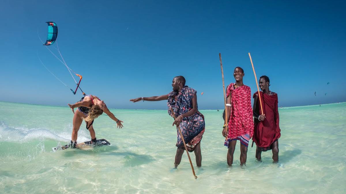 Paula Novotna, Kenia Tanzania Kitesurf