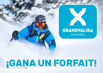 Gana 2 forfaits dobles para esquiar en Grandvalira