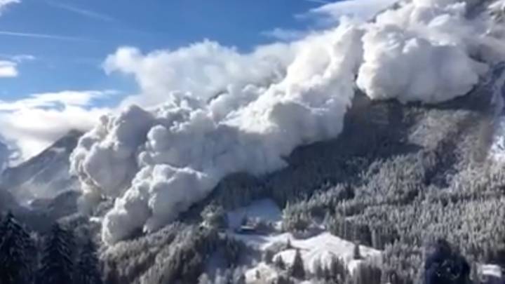 Avalancha gigante Suiza