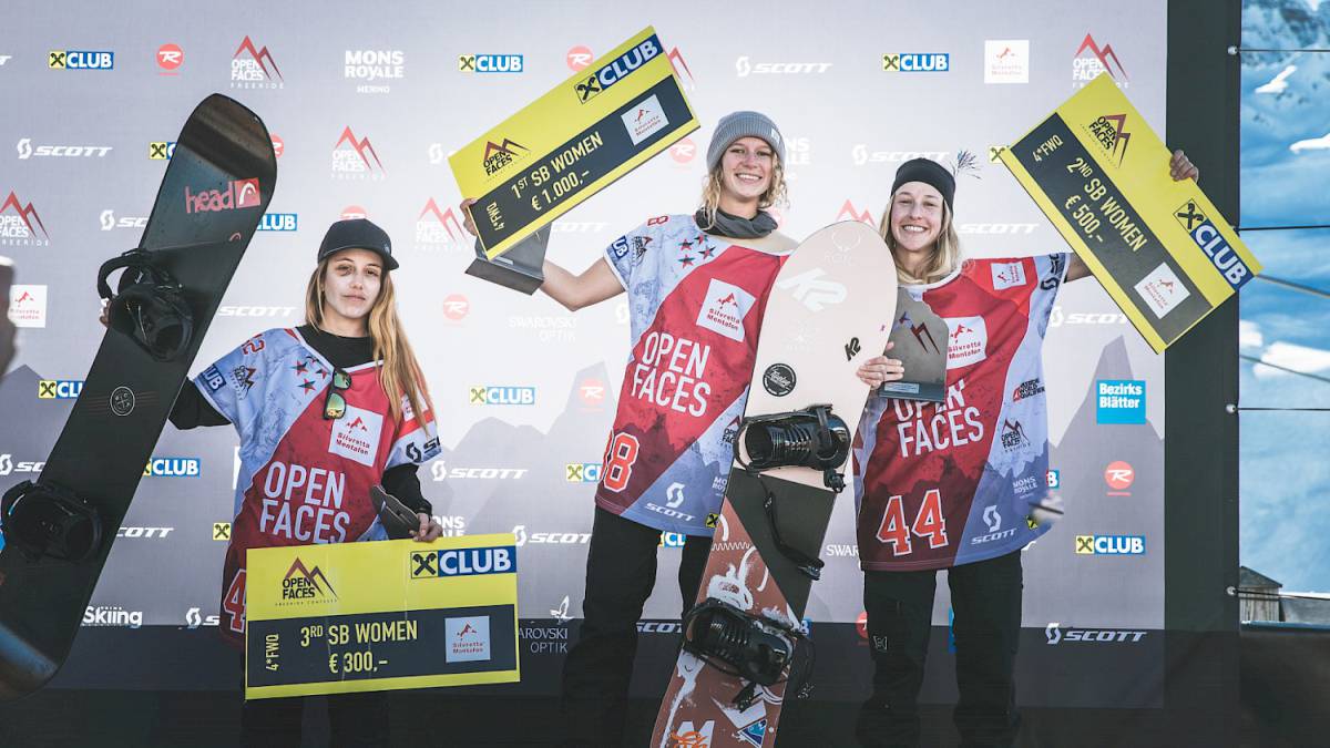 Podium fwq silvretta montafon 2019 snowboard femenino nuria castan