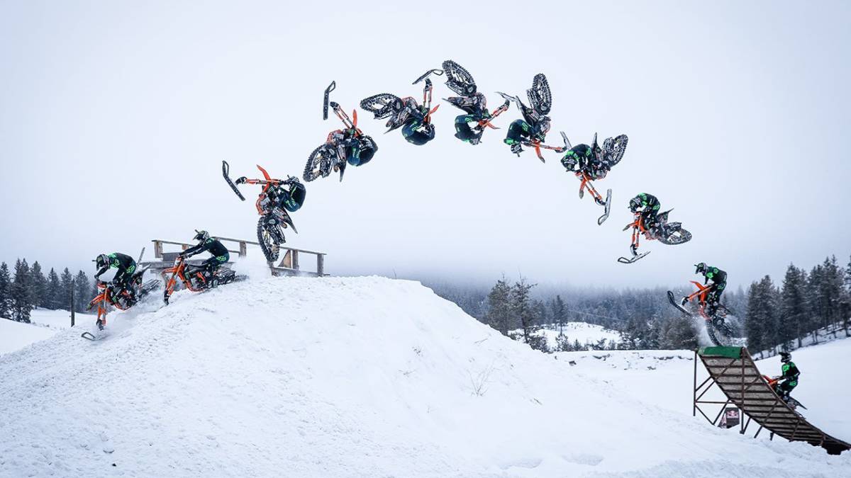 Kyle Demelo, Frontflip Snowbike