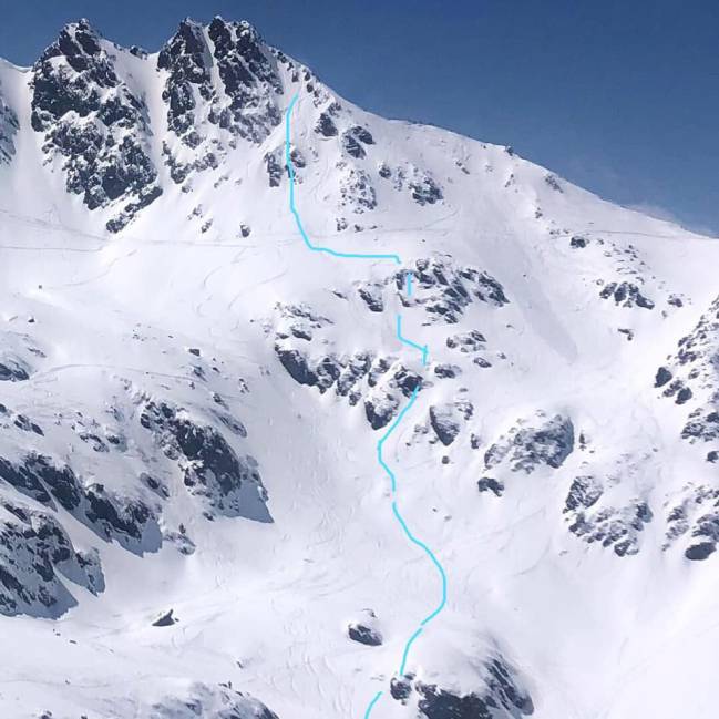 jam extreme linea escogida nuria castan snowboard freeride world qualifier