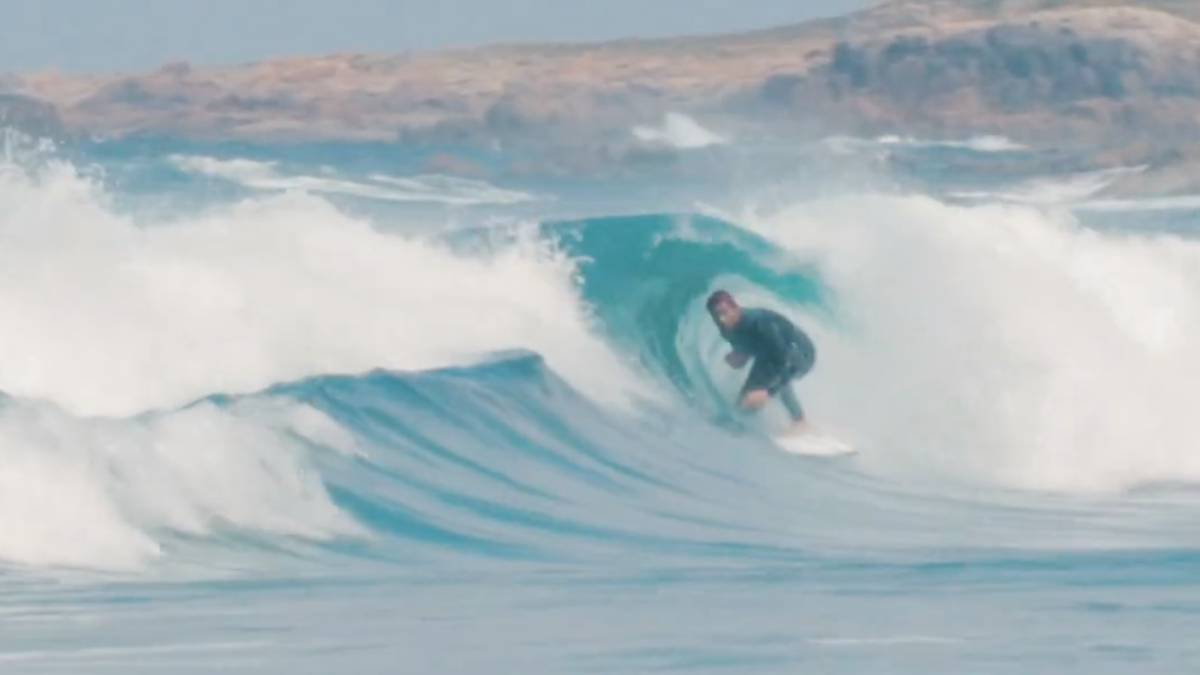 gony zubizarreta surfeando surf ola galicia video wasted shoes