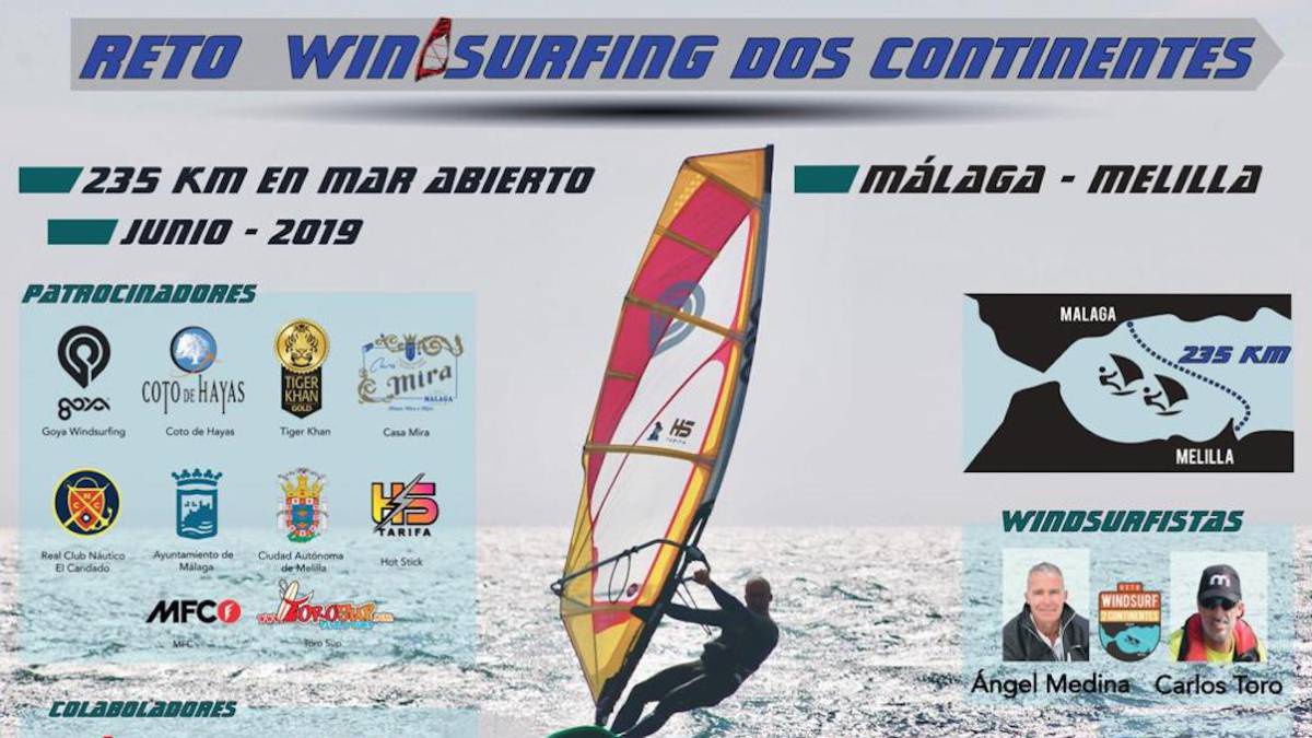 Dos españoles unirán Europa y África con ‘Reto Windsurfing: Dos Continentes’