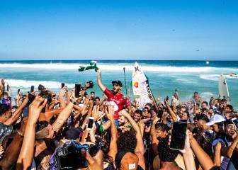 Oi Rio Pro: victorias de Filipe Toledo y Sally Fitzgibbons con un JJ Florence lesionado