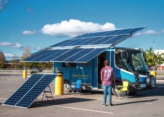 Crean la primera furgoneta alimentada únicamente con energía solar