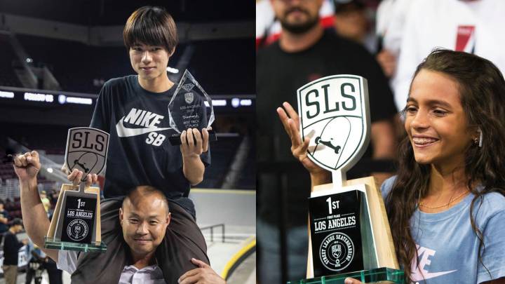Street League Skateboarding Los Ángeles: Yuto Horigome y Rayssa Leal imponen su ley