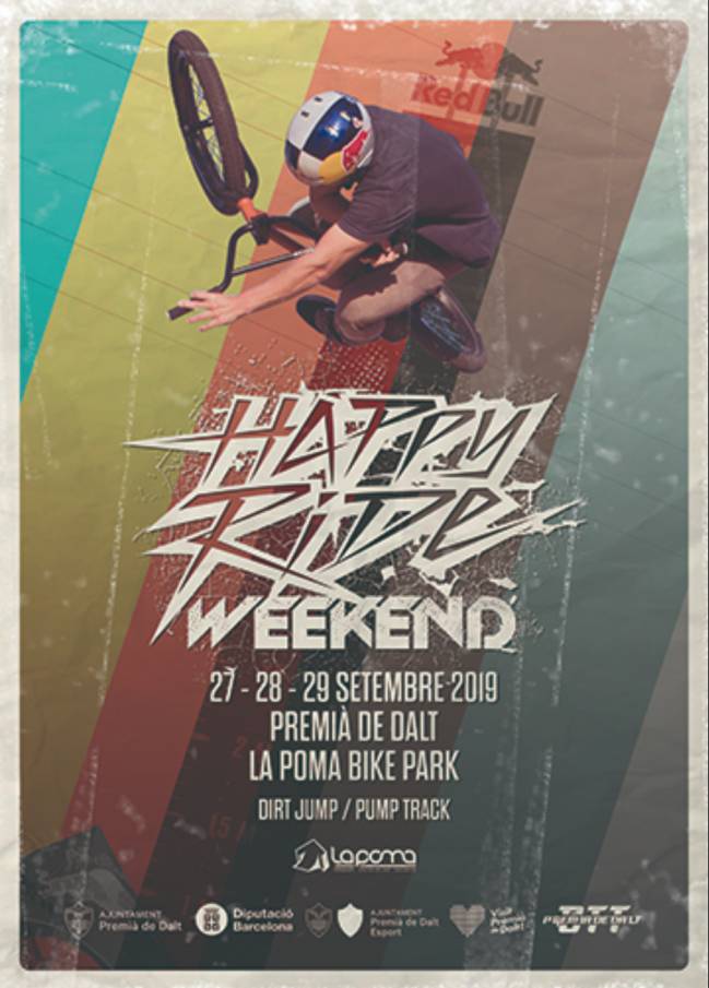 happy ride weekend la poma bike park dirt jump pump track premia de dalt barcelona mtb