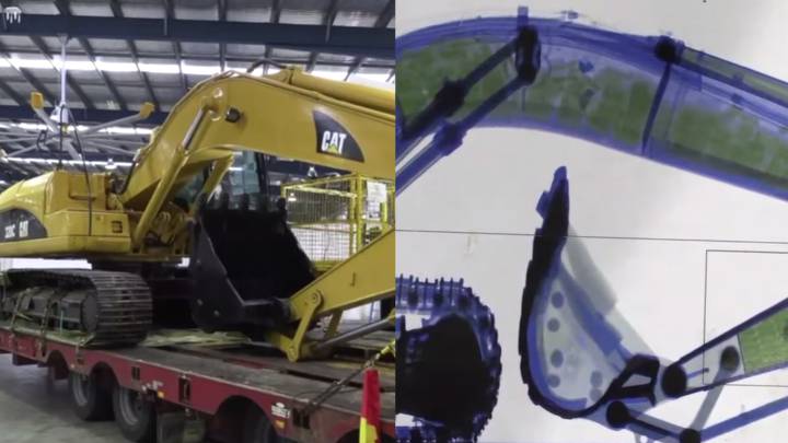 La policía australiana incauta 380 kilos de cocaína destinada a pistas de esquí tras hacer pasar una excavadora por un escáner.