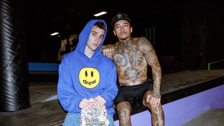 Así patina Justin Bieber junto a Nyjah Huston en su skatepark privado