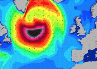 Un swell de tamaño XXL trae olas gigantes a España y Portugal