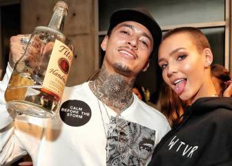 Nyjah Huston celebra sus 25 años montando una macrofiesta con música y tatuajes
