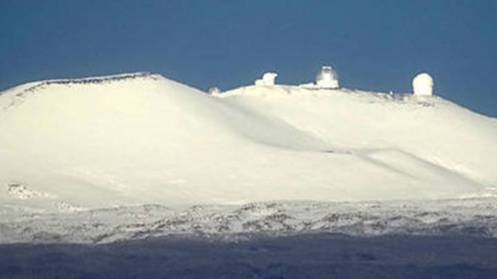 Así quedó Hawái tras la sorprendente nevada de estos días