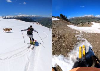 Adrià Millan aprovecha los últimos días de nieve 'post-confinamiento' en Baqueira