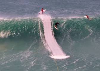 Recuperan la viral plataforma flotante para surfear sin remar