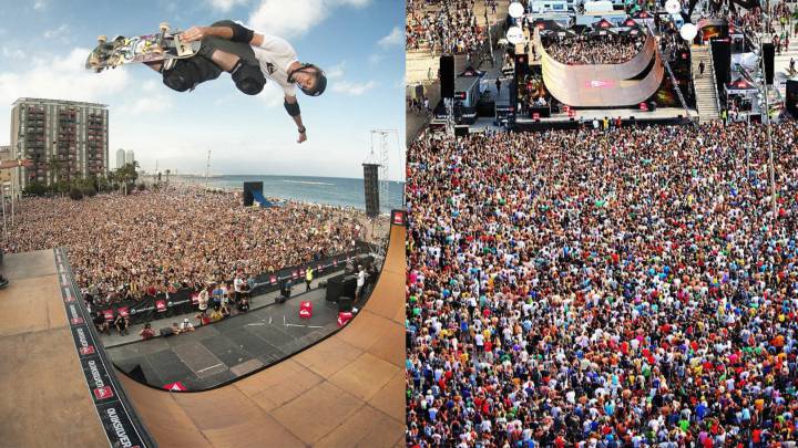 TBT: 20.000 personas acuden a la demo más multitudinaria de Tony Hawk en Barcelona