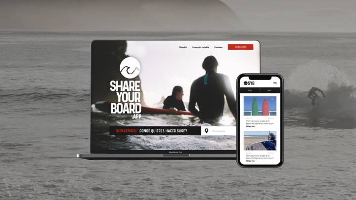 Lanzan una web para compartir tablas de surf y planean instalar taquillas en las playas