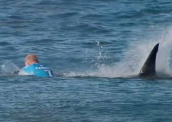 Doble mordisco de un tiburón a un surfista en una de las mejores olas del mundo