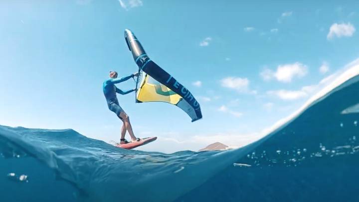 Fabian Muhmenthaler: "Estoy muy motivado con el wingfoil"