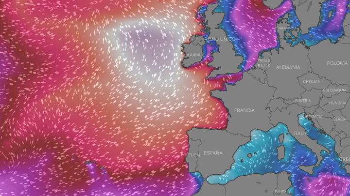 Las olas gigantes del huracán Epsilon llegan a España el miércoles
