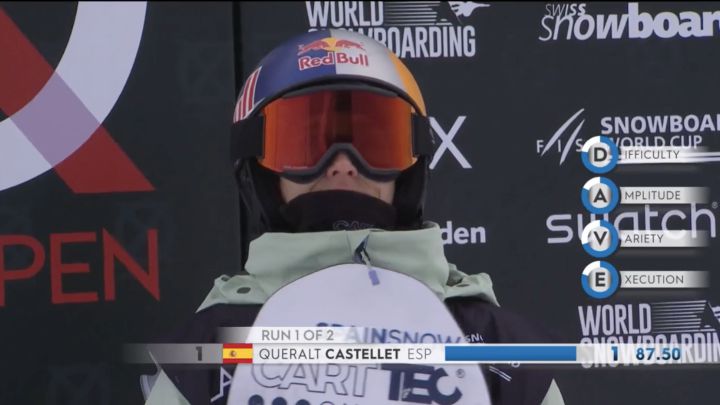 Queralt Castellet pasa como tercera a la final del Laax Open