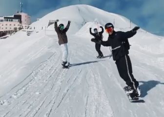 El vídeo extremo del día: Maria Hidalgo comparte sesión con dos prodigios del snowboard