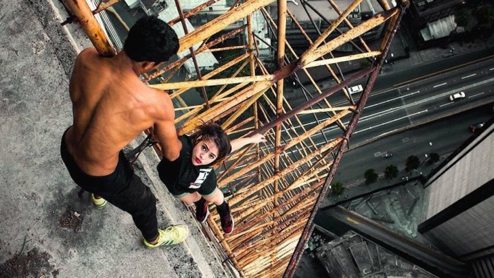 Así es Carlos Rengifo, el venezolano que practica skywalking