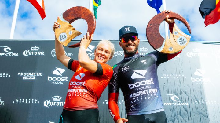 Doblete brasileño en el Margaret River Pro