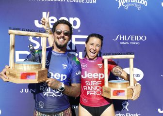 Johanne Defay y Filipe Toledo se llevan el Surf Ranch Pro