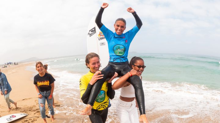 Lucía Machado y Yago Domínguez, campeones de España de surf 2021