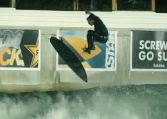 Maniobras nunca antes vistas: el futuro del surf pasa por las piscinas de olas artificiales
