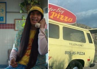 El surf entra en Stranger Things con un pizzero en furgoneta con un teléfono real