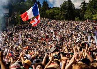 El público francés enloquece: doblete para Francia en Les Gets