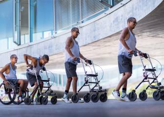 Un paso de gigante: tres parapléjicos vuelven a andar