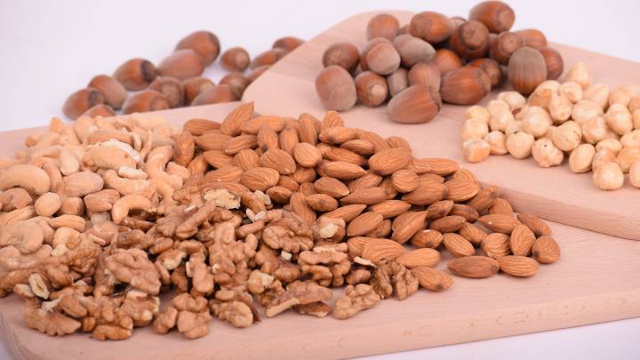 frutos secos, nutrición, pistachos, salud, nueces