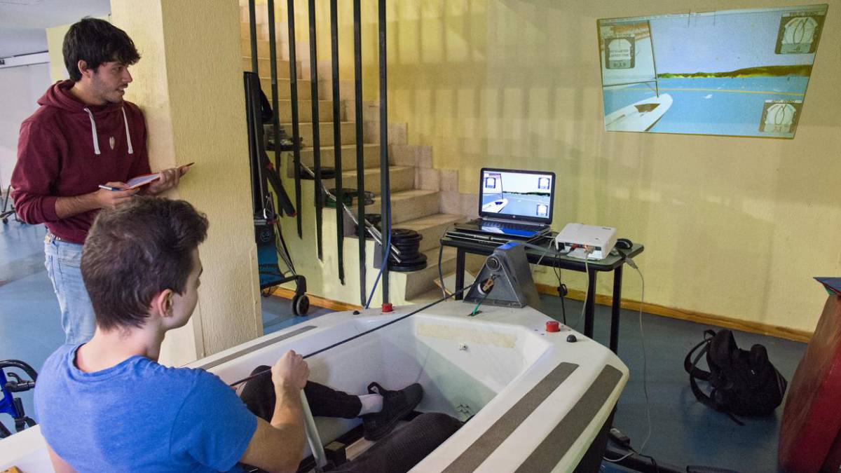 parapléjicos, accidente deportivo, salud, volver a andar, simulador vela, realidad virtual