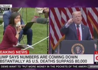Racismo, insultos y una periodista que no se amilanó: la última de Trump
