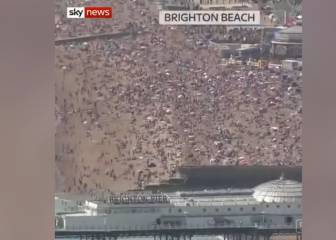 El video que impacta en medio de la pandemia: así luce esta playa en el Reino Unido