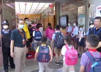Donde se originó todo: así van los niños de Wuhan a clases