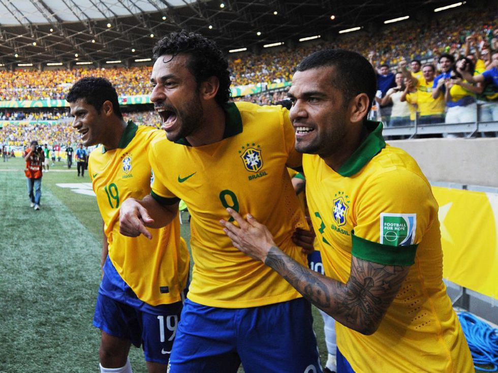 Brazil make it to their Confederations Cup final