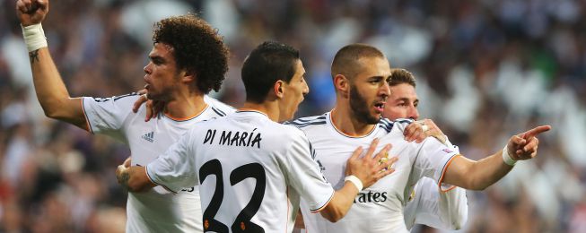 Karim Benzema goal hands Real Madrid priceless first-leg lead Karim Benzema goal hands Real Madrid priceless first-leg lead