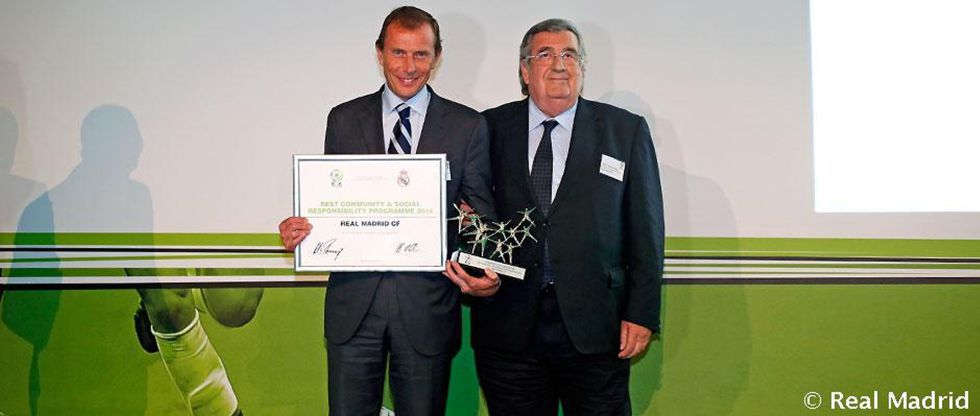 Real Madrid, named European Club of the year by the ECA