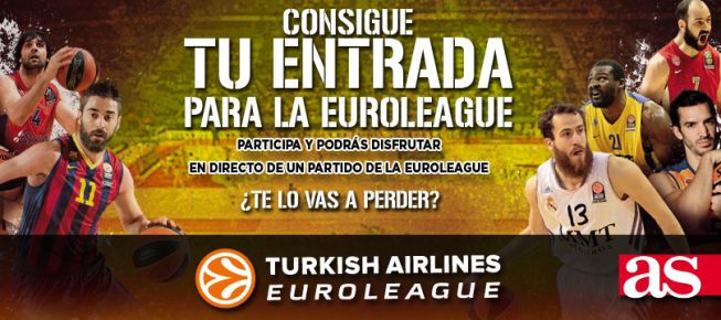 ¿Quieres ir a un partido de Euroliga? ¿Quieres ir a un partido de Euroliga?